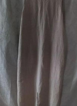 Сукня довга з льону2 фото