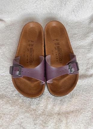 Шлепанцы сланцы birkenstock relax 36p сиреневые ортопедические