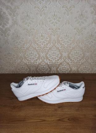 Кроссовки reebok classic white3 фото