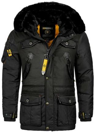 Тепла чоловіча зимова куртка geographic norway fvsb parka outdoor