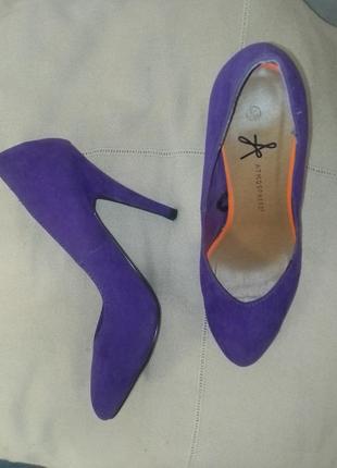 Туфли ярко фиолетовые2 фото