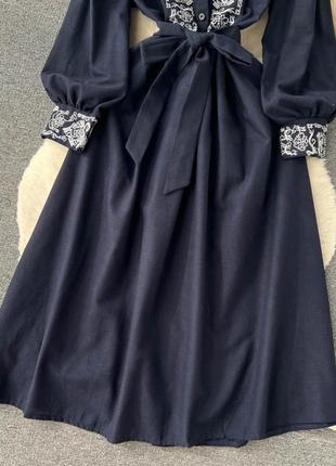 Вышиванка. вышитое платье с вышивкой в этническом стиле4 фото