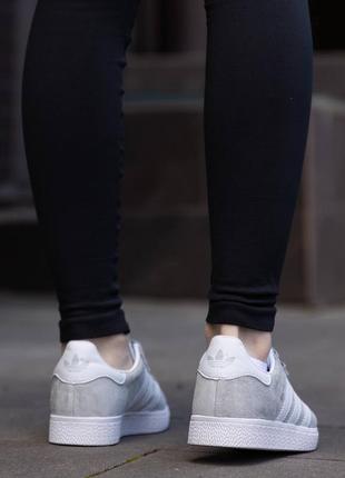 Кроссовки женские, adidas gazelle grey2 фото