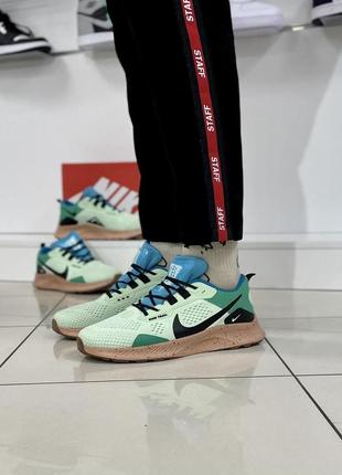 Кросівки nike pegasus trail (blue / green)6 фото