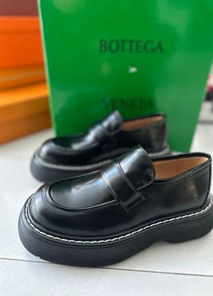 Туфли в стиле bottega Cab veneta