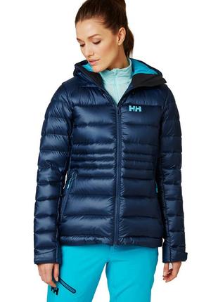 Жіноча куртка утеплена пухом helly hansen3 фото