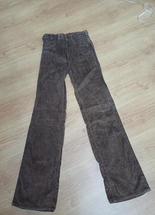 Вельветовые брюки capri w 28 l 35