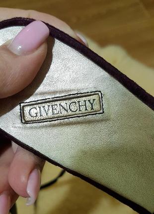 Босоножки  givenchy из бархата10 фото