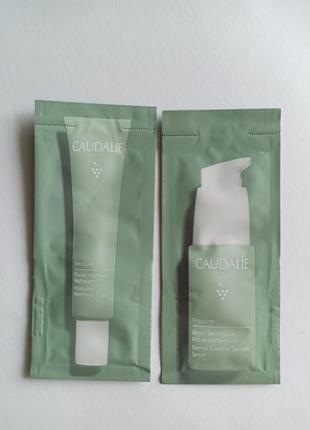 Caudalie vinopure serum, fluide пробники сыворотка матирующий флюид