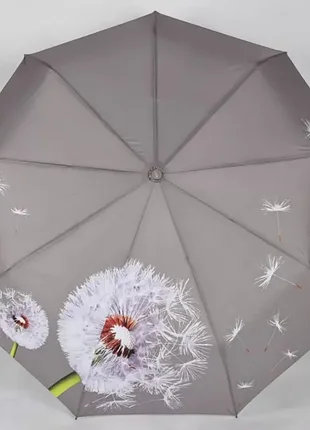 Зонт, зонт с рисунком, зеленый, карбон, анти-ветер, 645