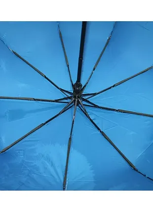 Зонт, зонт с рисунком, зеленый, карбон, анти-ветер, 645