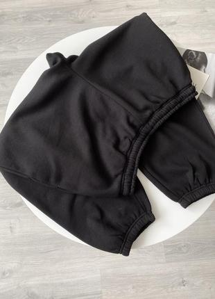 Boohoo чорні комфортні джогери штани спортивні теплі5 фото