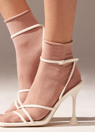 Calzedonia носки блестящие глиттер металлик вискоза люрекс