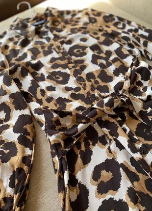 Платье в леопардовый принт визкоза7 фото
