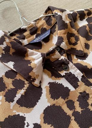 Платье в леопардовый принт визкоза8 фото