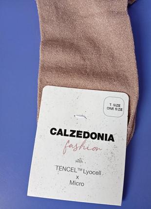 Calzedonia шкарпетки блискучі глітер металік віскоза люрекс4 фото