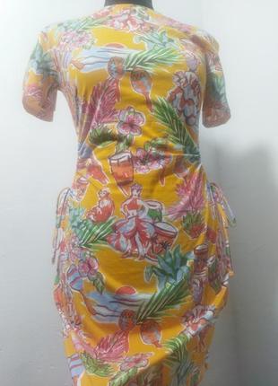 Сукня літня з прорізями на боках1 фото