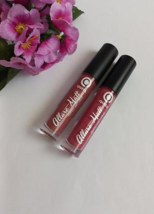 Набір рідких матових помад для губ allure matt perfect matt2 фото