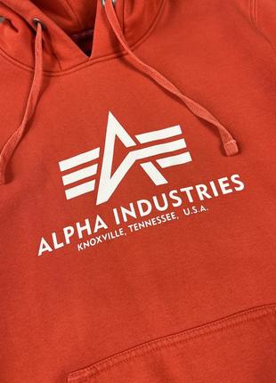 Худи,кофта alpha industries6 фото