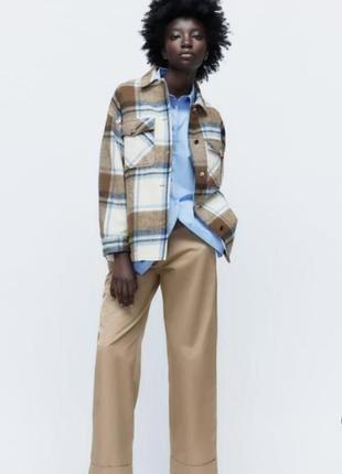 Сорочка в клітину zara.