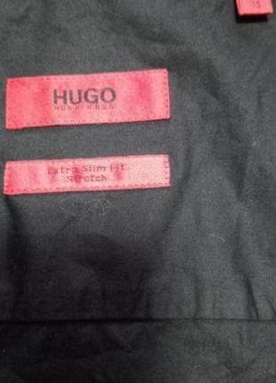 Hugo boss коттоновая рубашка3 фото