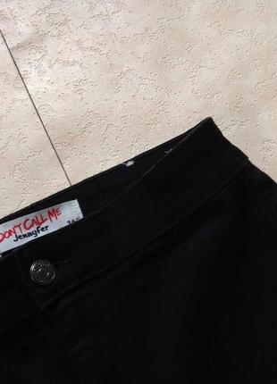 Брендовые черные джинсы клеш с высокой талией на высокий рост jennyfer, 36 размер.4 фото
