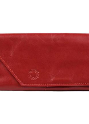 Женский кожаный кошелек pazolini cp3660 красный