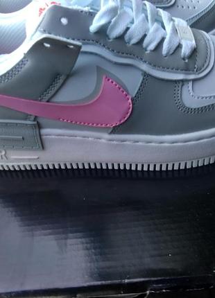 Шикарные женские кроссовки nike air force 1 shadow6 фото