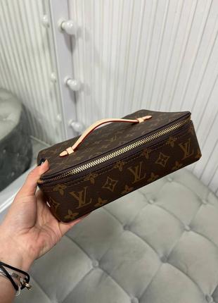 Кейс louis vuitton з косметичкою коробка , пильовик , картки