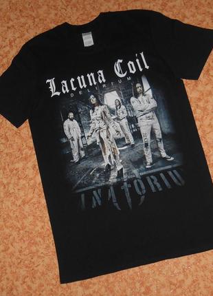 Футболка lacuna coil/delirium world tour/рок мерч