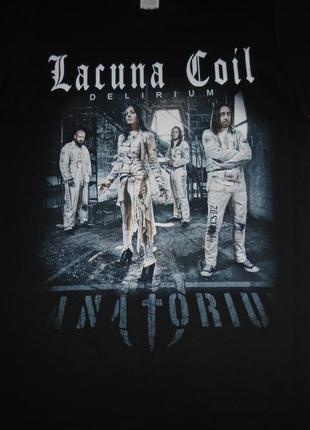 Футболка lacuna coil/delirium world tour/рок мерч3 фото