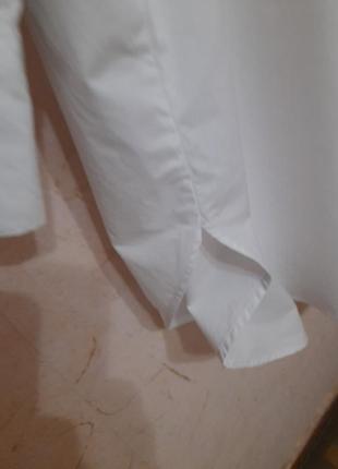 Жіноча  котонова  біла сукня рубашка  h&m сукня4 фото