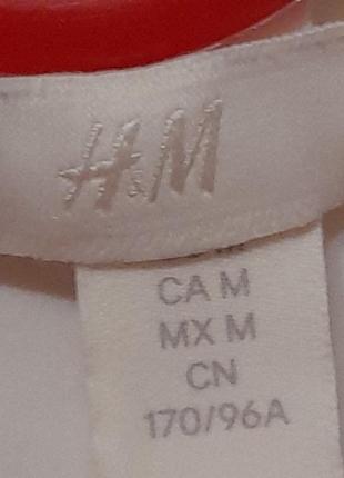 Жіноча  котонова  біла сукня рубашка  h&m сукня5 фото