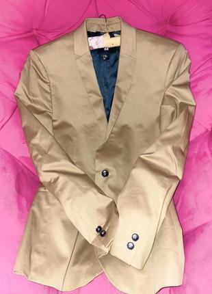 Пиджак классика. классический пиджак h&amp;m. пиджак беж. бежевый пиджак3 фото
