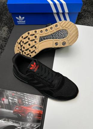 Мужские кроссовки adidas originals zx 500 black
