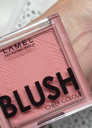 Lamel cheek colour blush рум'яна для обличчя6 фото