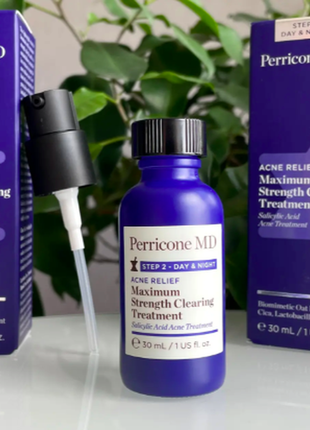 Крем для обличчя із саліциловою кислотою perricone md maximum strength clearing treatment 30 ml