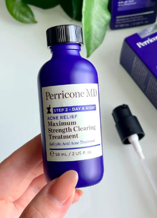 Крем для лица с салициловой кислотой perricone md maximum strength clearing treatment 30 ml7 фото