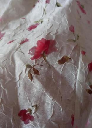 Пастельная блузочка в нежный цветочный принт9 фото
