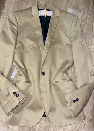 Пиджак классика. классический пиджак h&amp;m. пиджак беж. бежевый пиджак1 фото