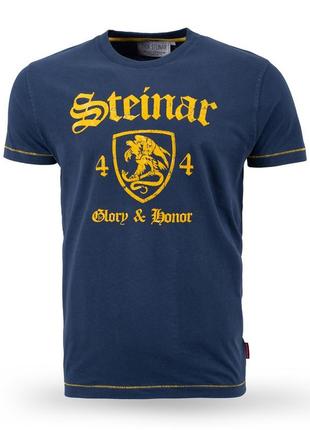 Мужская футболка синяя thor steinar krossoy blue (m) тор штайнар