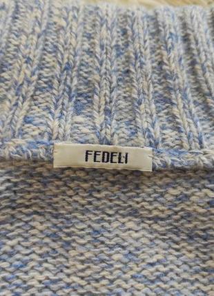 Fedeli люксовый бренд кашемировый кардиган кашемир италия оригинал кофта мирер косы2 фото
