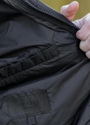 Куртка мужская демисезонная prada черная5 фото