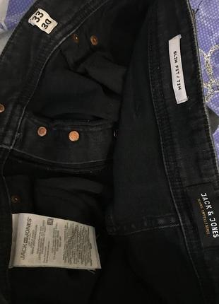 Мужские джинсы штаны jack&jones slim fit size 33/30 оригинал9 фото