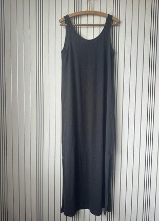 Базовое длинное платье майка h&m5 фото