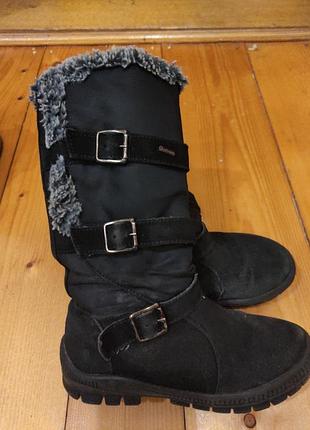 Чоботи зимові gore tex замшеві зручні легкі