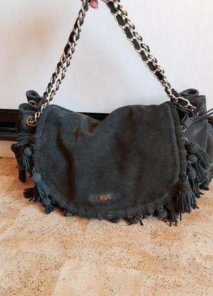 Сумка замша натуральная