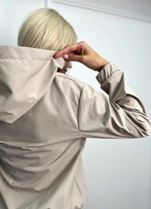 Базовая женская куртка-ветровка "just" без подкладки7 фото