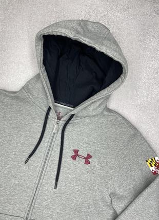 Мужское серое худи under armour maryland оригинал6 фото