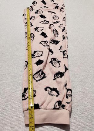Набор 4шт. штанов домашних пижамных подросток махра, флис, б/у.6 фото